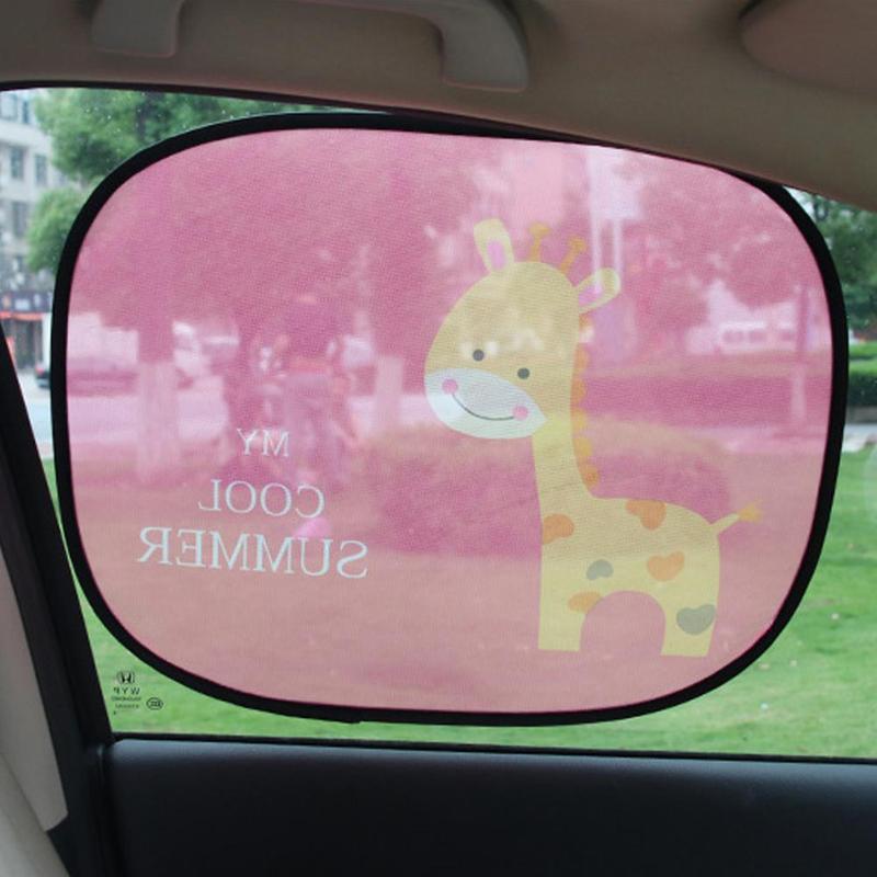 Product Introduction of 2pcs Electrostatic Adsorption Side Window Sun Shield Car Sunshade Insulation Side Shield M4E1 32