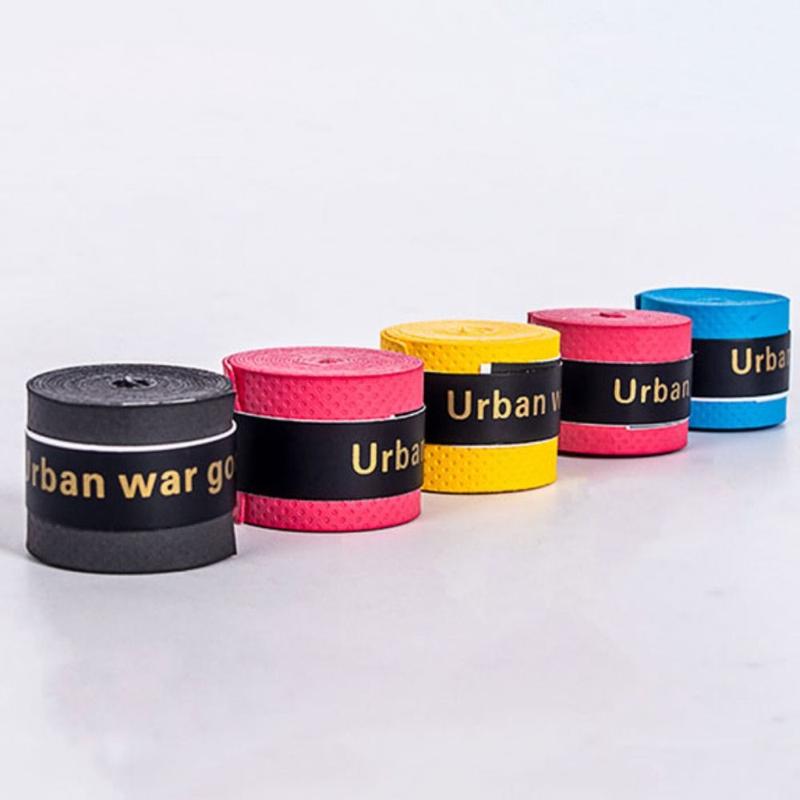 Product Introduction of Skidproof PU Anti-Slip Tennis Sweat Tape Dry Feel Wear Resistant Badminton Racket Grips Solid Color Elasticity Elasticity Badminton Racket Sweatband Unisex 13