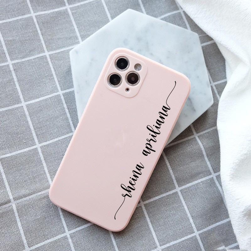 SoftCase  Macaron Custom Nama Kamu [CN] For All Type - SoftCase Tebal - SoftCase Lentur Hardcase Case Casing 1