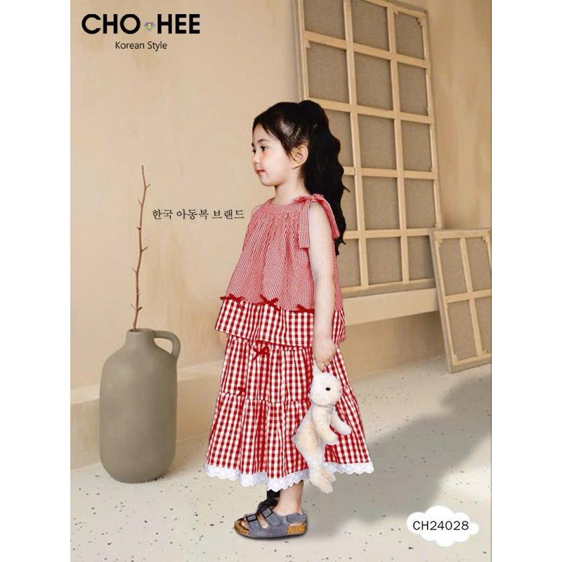 Siêu phẩm hè 2025. Set váy bé gái caro siêu hot hit ChoHee 4
