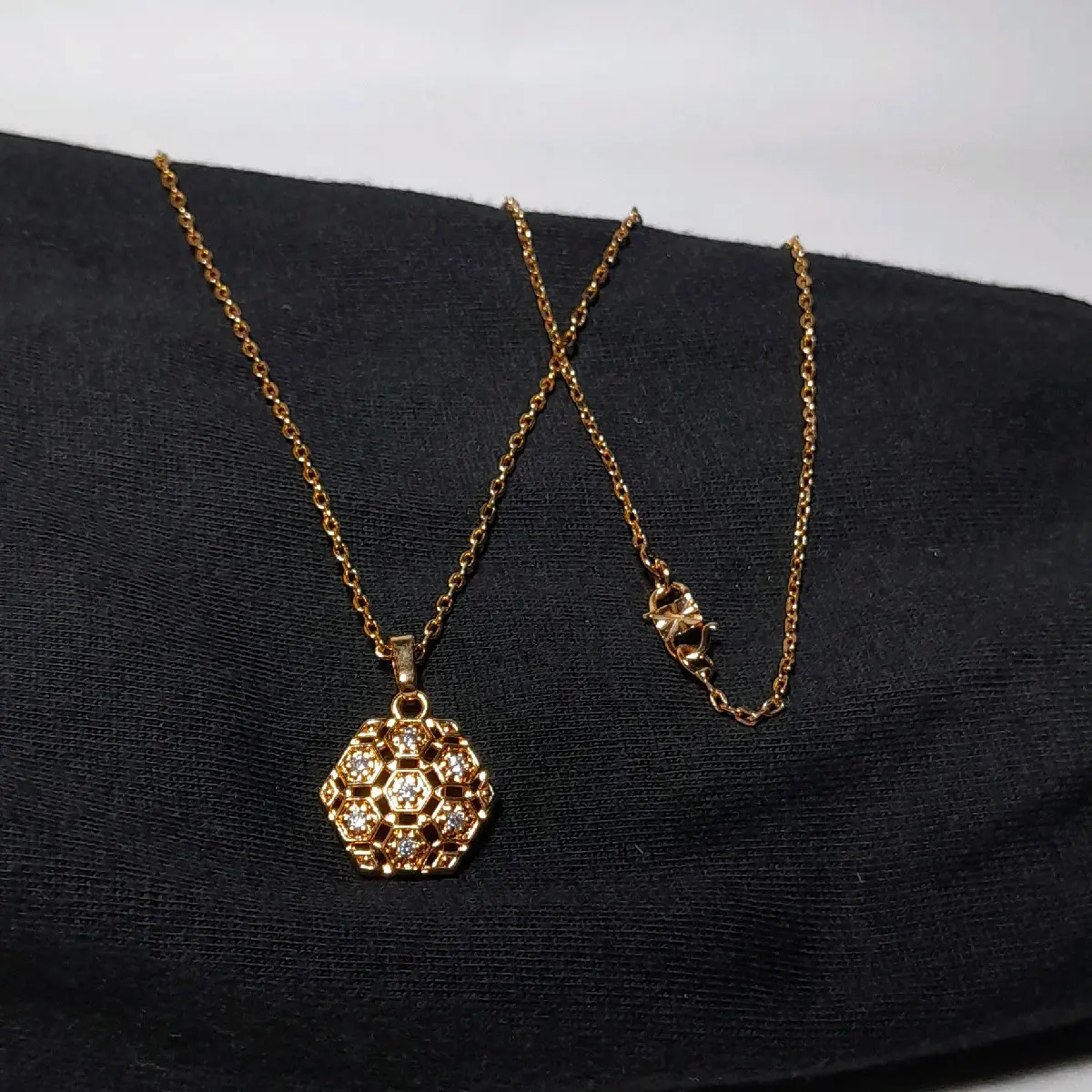 Kalung nori polos plus liontin mata panjang 45 cm