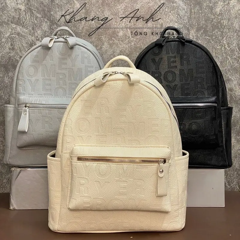 Balo Chữ Dập Nổi hàng VN size 40 quai to(ảnh thật)vừa A4 , Atlat , sách vở đi học