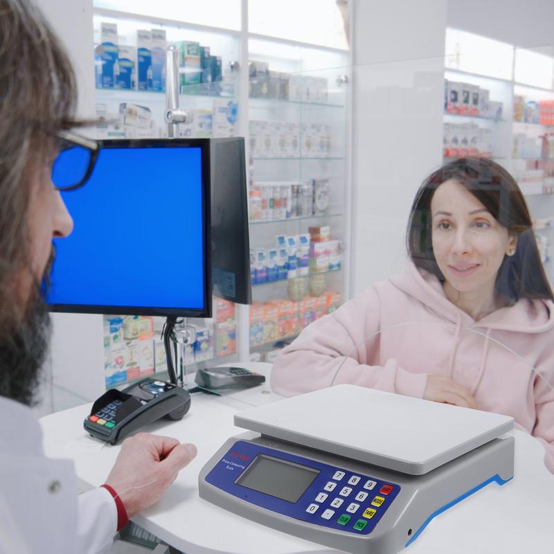 Cân Trọng Lượng Màn Hình LCD, Cân Gram Điện Tử Chính Xác, Để Theo Dõi Cơ Thể, Thích Hợp Cho Việc Nướng Em Bé, Thịt Và Thực Phẩm, Vật Liệu Nhựa, 24,00X22,00X6,60CM 8