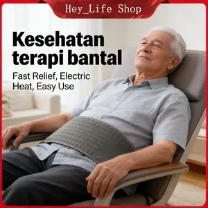Jilbab Terapi Pemanas Listrik 60x30cm - Penghangat Badan untuk Nyeri Punggung, Leher, dan Bahu, Pemanasan Cepat 10 Level Suhu, Teknologi Ergonomic, Aman & Nyaman, Perawatan Rumahan Terbaik