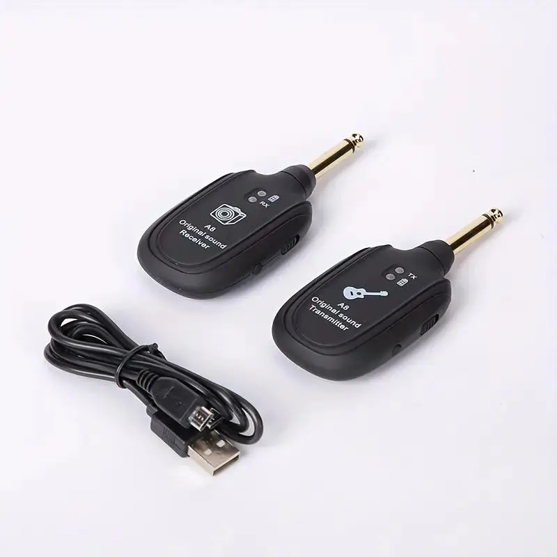 Wireless Electric Harmonica Transmitter Receiver, 1 Set Wireless BT Harmonica Receiver Electric Harmonica Audio Transmitter, Electric Harmonica Accessories, Thanksgiving, Chrismats Gift Set 5