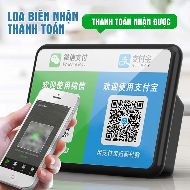 Loa Biên Nhận Thanh Toán Mã QR Loa Đọc Thông Báo Chuyển Khoản Đối Soát Giao Dịch Nhận Tiền