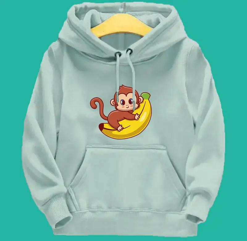 HOODIE ANAK LUCU MONKEY BANANA usia 1-10 tahun LAKI LAKI / PEREMPUAN Fashion 3