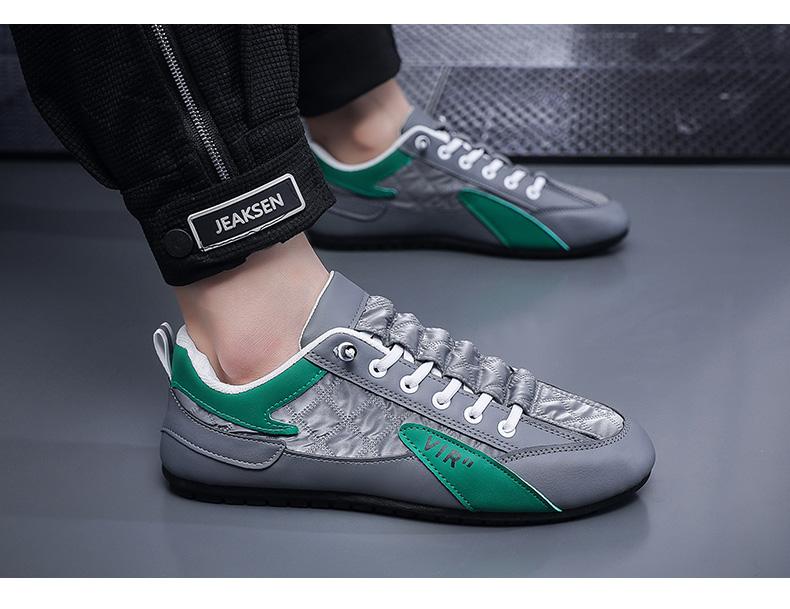 Product Introduction of Live Streaming Hot Sale Summer New Korean Style Trendy Umbrella Cloth Breathable Loafers Ultra-light Casual Men's Shoes Parent 35
