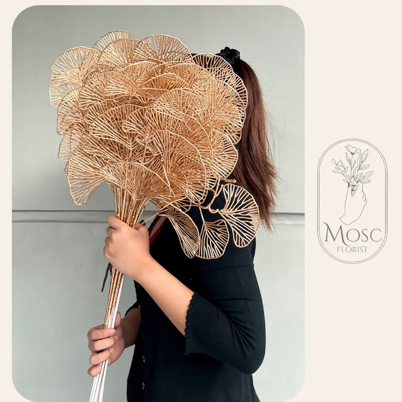 Aksesoris Kipas Gold Emas Premium MoscFlorist 0