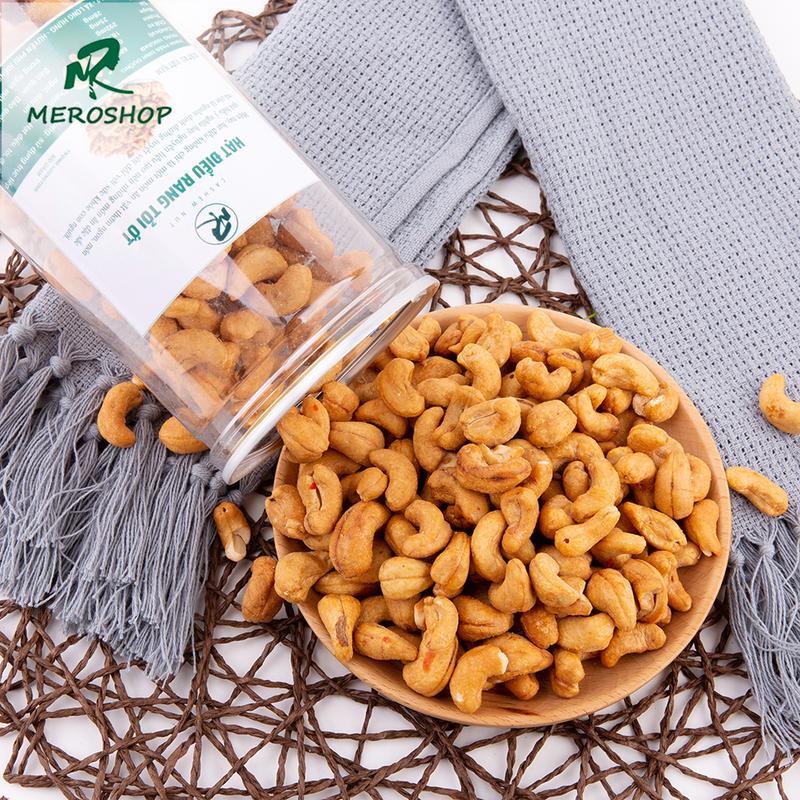 Hạt điều rang tỏi ớt Mẹ Rô Có hồ sơ công bố, Xuất hóa đơn công ty đầy đủ