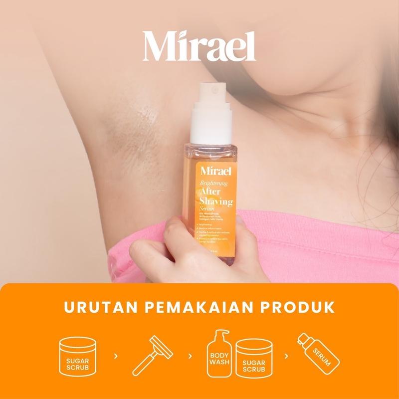 Mirael Brightening After Shaving Serum Mencerahkan Setelah Cukur 78 ML 4