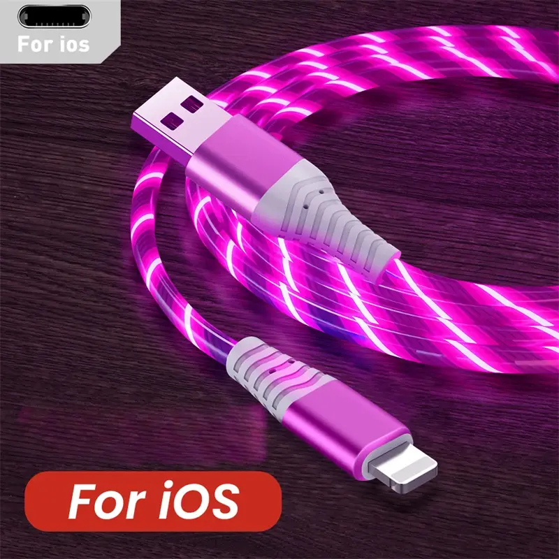Dây Sạc iPhone, Phát Sáng, Dây Sạc Nhanh USB, Tương Thích Với iPhone 14 13 12 11 Pro Max XR XS X / 8Plus / 7Plus / 6Plus, Nhiều Hơn Phụ Kiện Sạc Điện Thoại capsacnhanh  100w