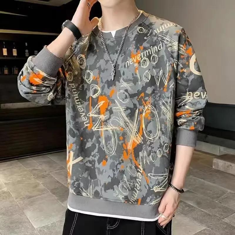Product Introduction of {CSS Fashion Clothing} Mẫu mới áo sweater xo loang form rộng hàn quốc 4men ao top 90000224 56