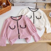 Gambar [PRINCESS KESLI] 2-11 Tahun Pakaian anak-anak 2025 musim semi gaya baru bayi perempuan kecil gaya kemeja trendi temperamen Prancis versi Korea lengan puff kemeja bawahan Kancing Kids Merah Cotton - Merah Muda, 100 (2-3 tahun) dari PRINCESS KESLI Kab. Tangerang 1 Tokopedia
