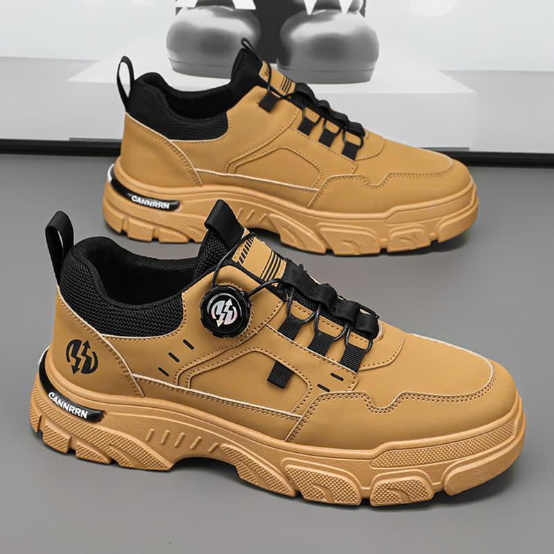 Giày sneaker nam  LAKINTA giày nam nút vặn đế cao su GH801