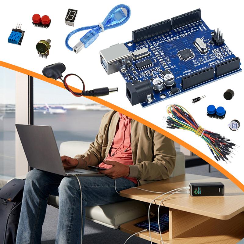Kit Asas DIY, dengan Rintangan Modul Penderia LED Papan Roti - TikTok ...