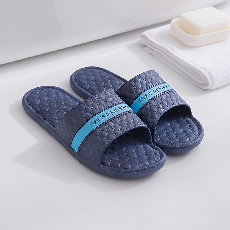 Product Introduction of 2025 Home Slippers Women's Summer Indoor Non-Slip Silent Home Soft Bottom Couple Bathroom Bath Soft Bottom Men's Sandals Girl Footwear 14