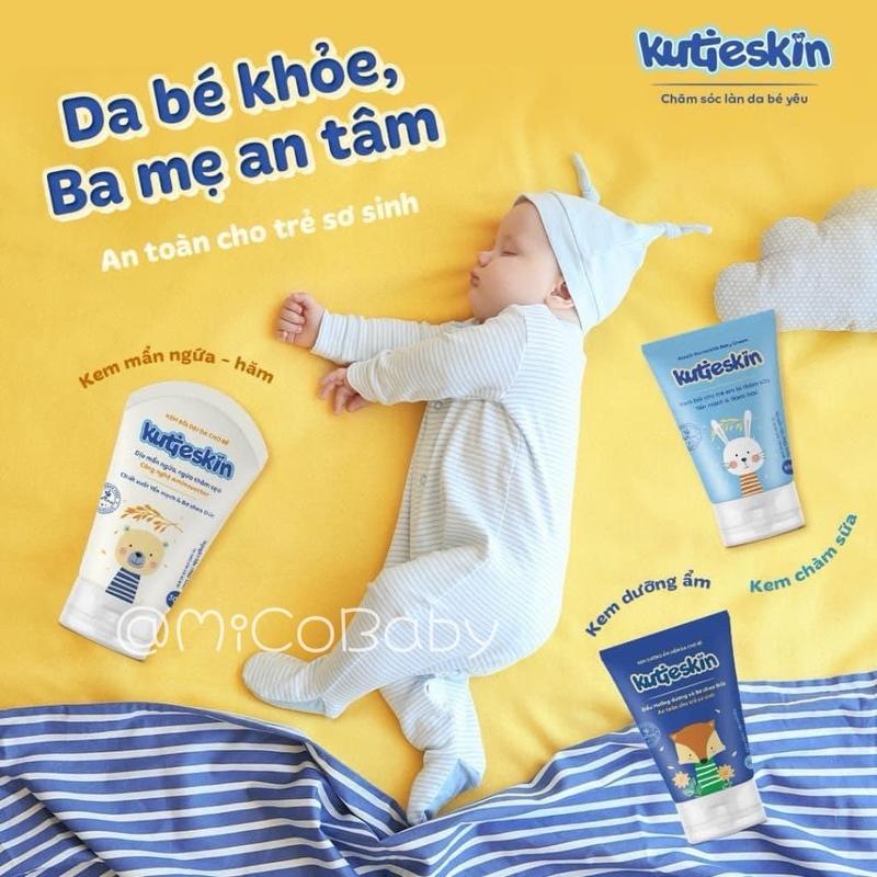 Kem bôi cho trẻ bị chàm sữa Kutieskin 30g Chính Hãng, an toàn cho bé từ sơ sinh kuti eskin 8