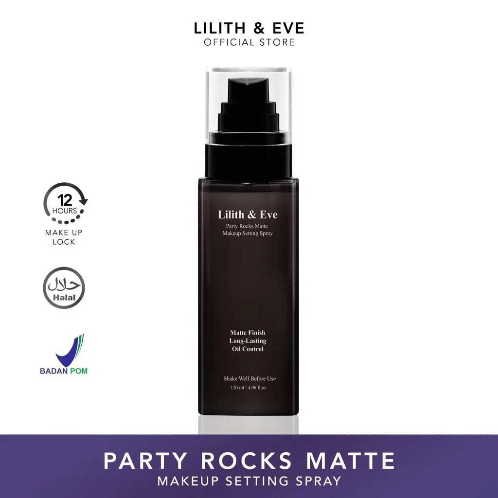 Lilith & Eve Party Rocks Matte Makeup Setting Spray
