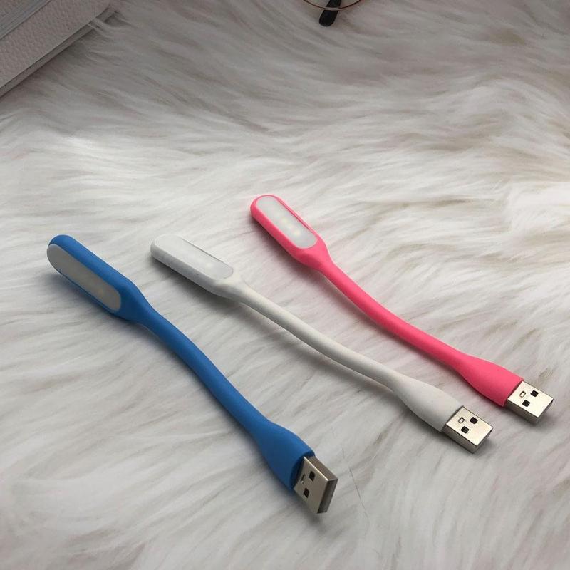 3pcs Bendable Mini USB Light, Foldable Adjustable Desk Mini Lamp, Portable Flexible Reading Light Gadgets for The Home, Bedroom, Office 4
