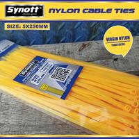 Gambar Kabel Tis 250 mm X 5 mm Cable Ties Kuning isi 100pcs - Kuning 250 mm X 5 mm dari sherlock tools Kota Administrasi Jakarta Timur 3 Tokopedia
