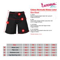 Gambar CDL Celana Pendek Wanita P0002F01A - XL, Black dari Cardinal Brand Kab. Bandung 5 Tokopedia