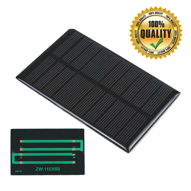 Panel Surya Solar Cell Mini DIY 5V 1,1W / Powerbank Tenaga Surya Rakitan 0