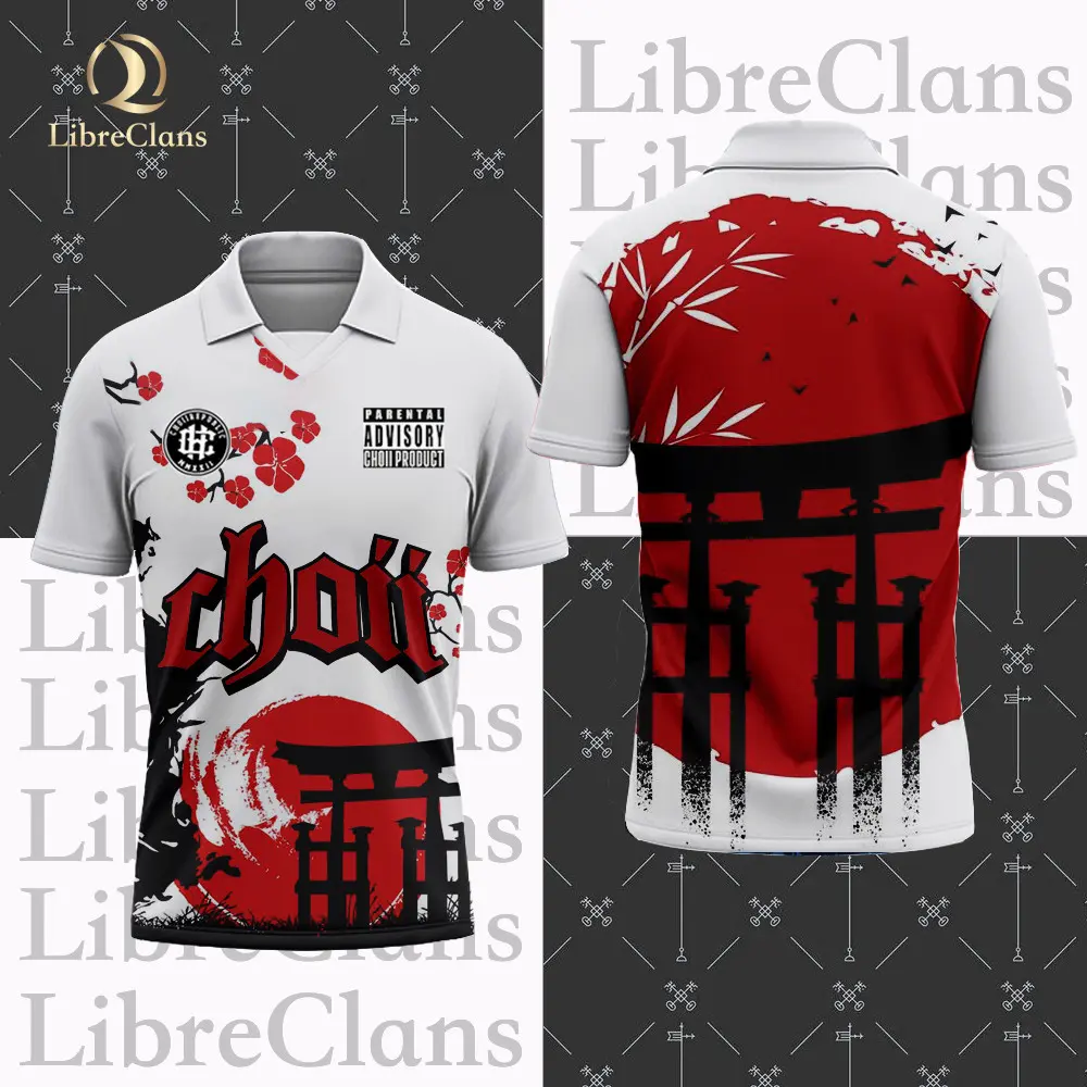 2024 Choii Baju T-Shirt Viral Sweatshirt Vintage Polo Neck Plus Size New Short Sleeve T-Shirt