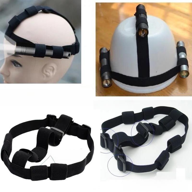 Product Introduction of customizable elastic multifunctional flashlight with 3-side headlight and diving head for 18650/26650 batteries 8