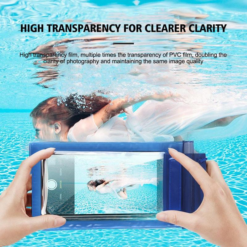 Product Introduction of Transparent Dustproof And Waterproof Bag For Mobile Phones, Touch Screen Swimming And Diving J3F2 18