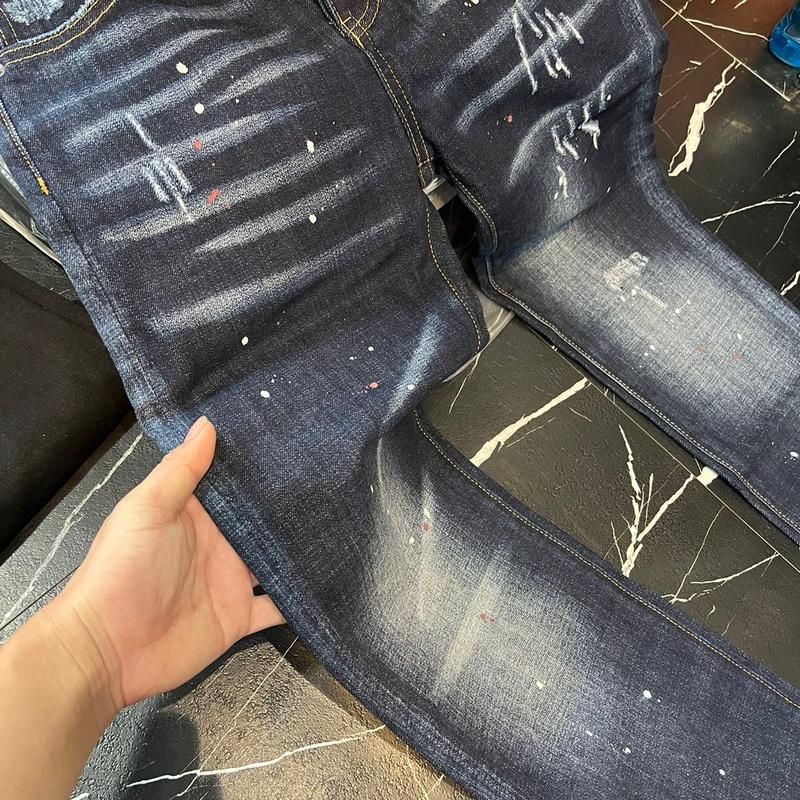 Quần d2 màu xanh vẩy sơn cho nam trong giỏ Menswear 3