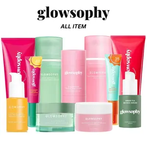 [All Item] Glowsophy Watermelon Cica Moisturizer 30g 100g Sunscreen Bearberry Cica Berry Watermelon BHA Low pH Bright Clay Stick Pineaple Triple-C Brightening Green Tea Retinol 30ml Serum | Mencerahkan, membersihkan, melawan jerawat, anti-aging eb
