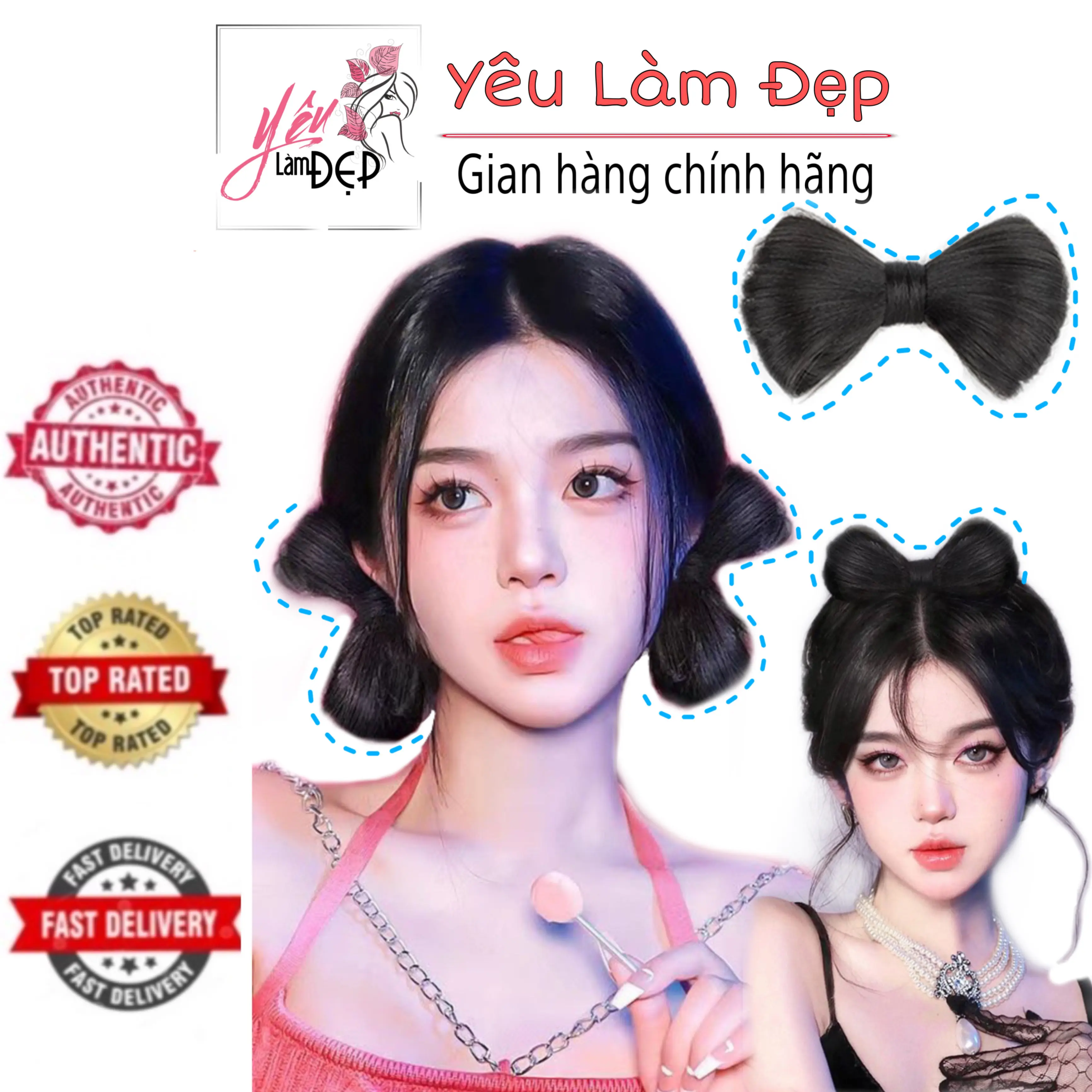 Kẹp Tóc Hình Nơ Xinh Xắn- Phụ Kiện Tóc Thời Trang Hottrend