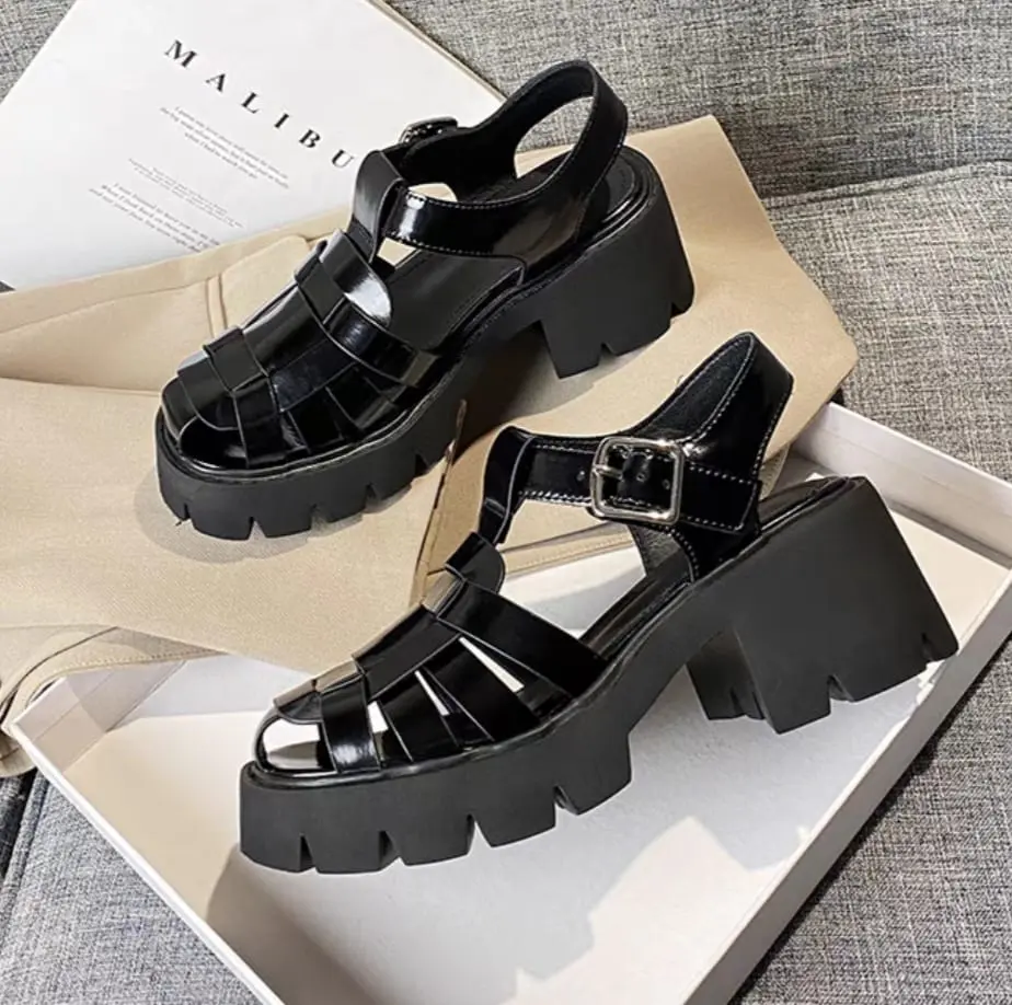 ck-sandal perempuan anyam tali belakang terbaru bm 515