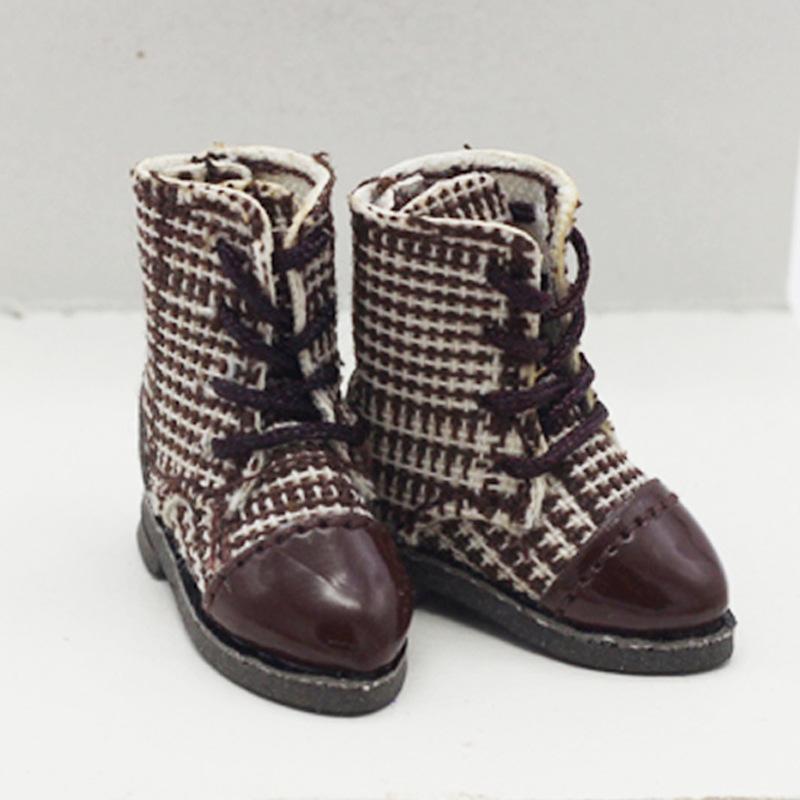 Product Introduction of Ob11 Shoes Obitsu11 Shoes Beautiful Knot Pig Children's Shoes 12 Points Bjdgsc Naked Baby Doll Pointed-Toe Boots 9
