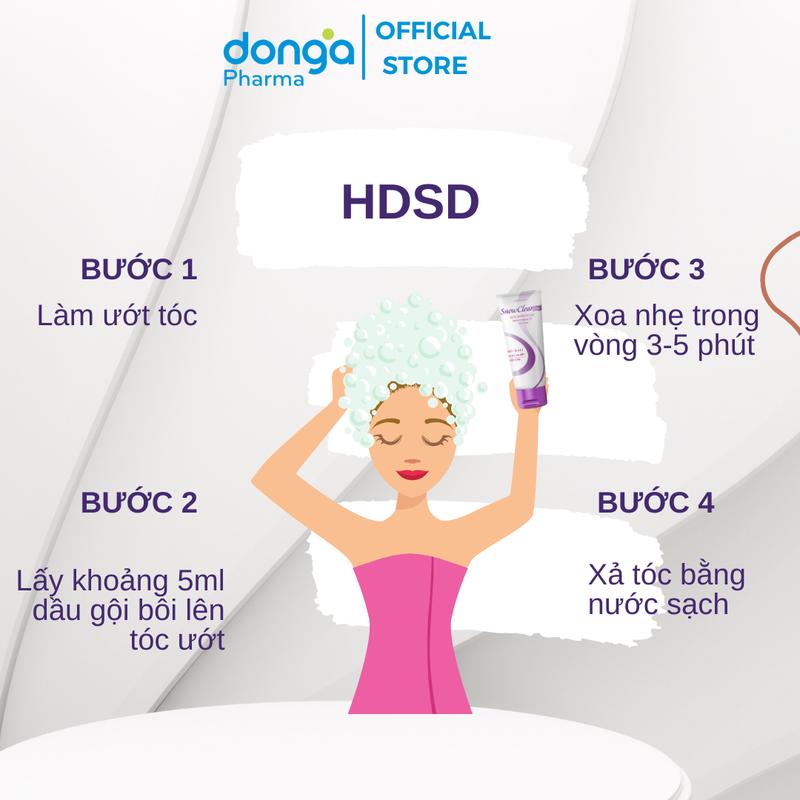 Combo 5 tuýp 50ml - Dầu gội SnowClear One tác động kép chiết xuất dầu dừa thiên nhiên 4