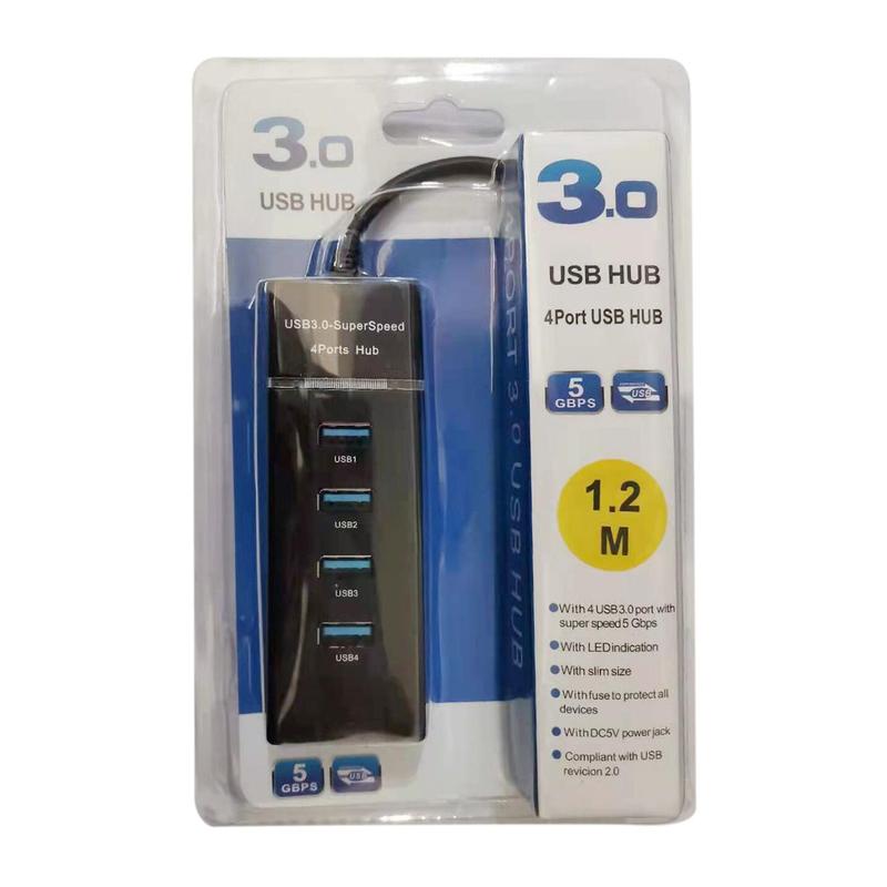 Product Introduction of usb3.0 laptop desktop expand UU one drag seven drag four hub concentrator 1.2 meters line length 0