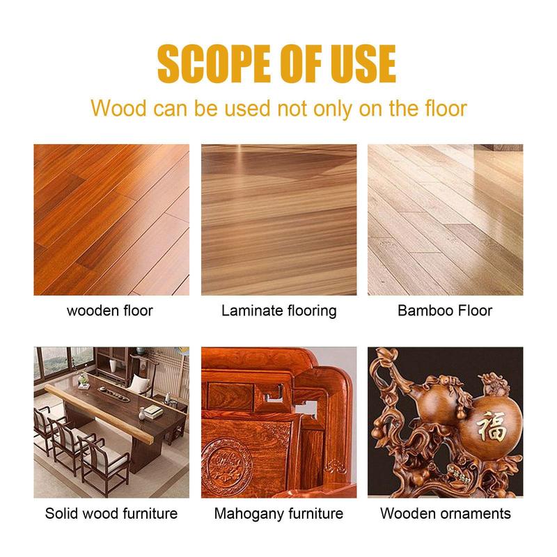 Product Introduction of Beeswax Wood Furniture Polish Wax with Sponge, 1/2 Counts Home Furniture & Floor Polishing Wax, Household Cleaning Supplies for Home Kitchen Bathroom 4