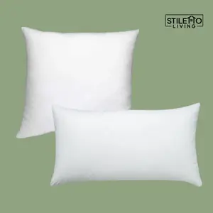 STILETTO - Isi Bantal Sofa kotak 40 x 40 cm dan persegi 30 x 50 cm - INSERT (Isi Bantal/Dacron/Cushion/Silicon) Kain Putih Silikon