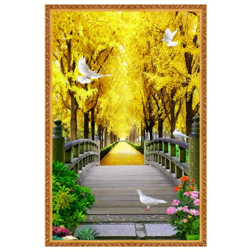 Tranh dán tường 3d tranh phong cảnh khổ dọc, khổ đứng Treo Tường Decor Phòng