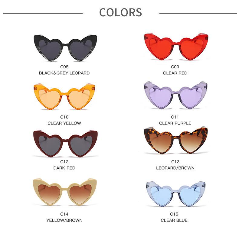 Product Introduction of Big Face fashion women ladies love new European style show slender sun glasses 5