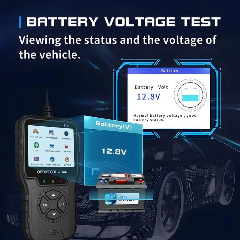 OBD2 Scanner, Car Diagnostic Tool, Multi-language Support Check Engine System Code Reader, Auto Accessories, Car Diagnostic Tool for Car Repair 4