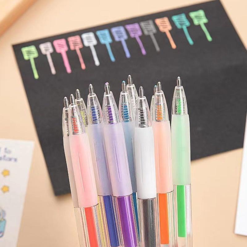 Quick Dry Dot Glue Pen Solid Glue Stick Pens Shape Candy Color High Viscosity Creative Students Stationery 5