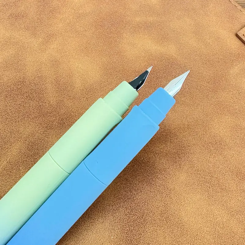 Bút máy bấm Tiểu Học F06, Nét chữ 0.38mm, phù hợp học sinh tiểu học 1-5 4
