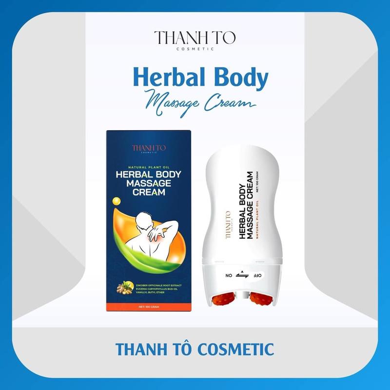  Thanh Lăn Massage Cạo Gió HERBAL Body Massage Cream Thanh Tô Cosmetics 