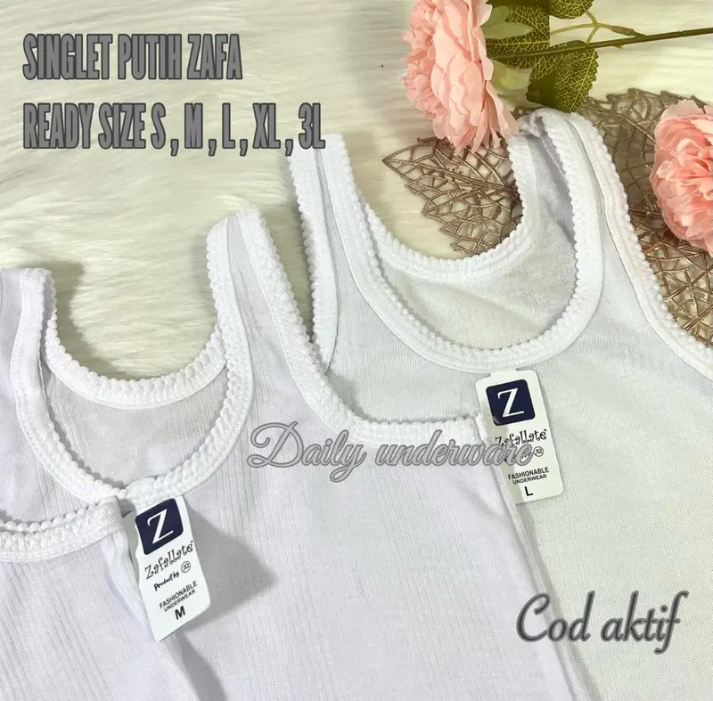 Isi 12, singlet putih khusus anak usia 0-11 tahun Katun Katun Perempuan Bayi Newborn Cewek 4
