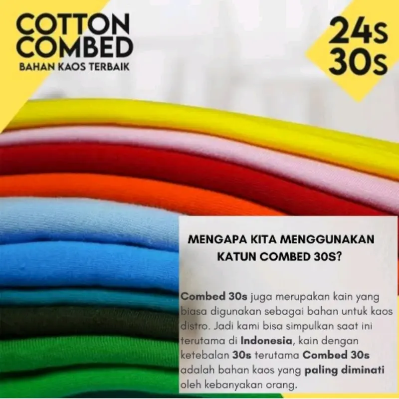 KAOS DISTRO PRIA DEWASA MODEL KOMBINASI OBLONG BASIC 4
