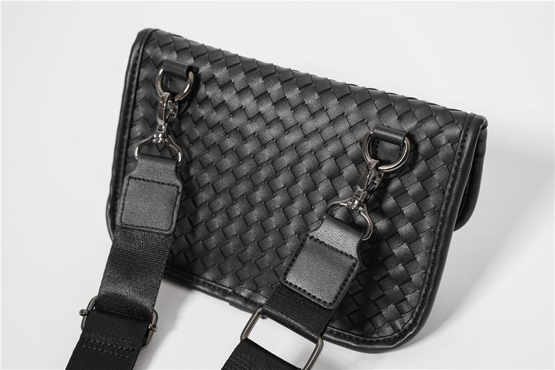 Product Introduction of Japan Fashion Braided Chest Bag Casual Shoulder Bag CrossBody Bag Tiger-head Bag 10