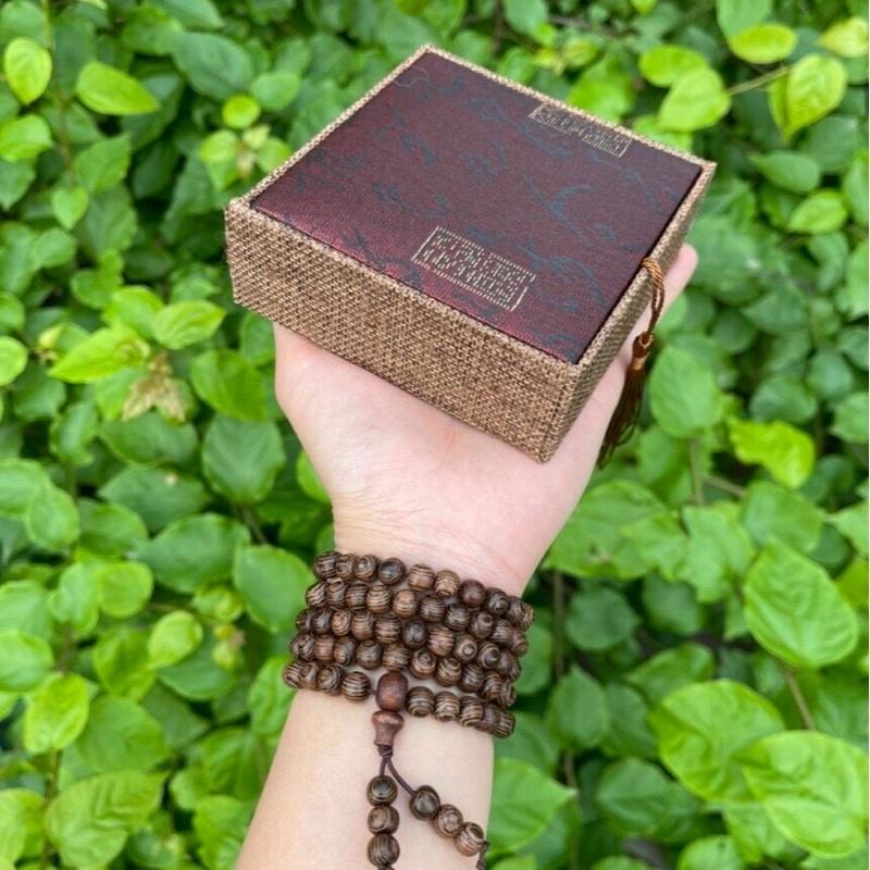 Vòng Tay Trầm Hương - Chuỗi Vòng Tay Trầm Tốc 108 Hạt Quảng Nam