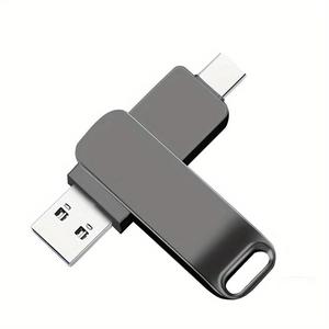 2 TBの大容量デュアルユースUSBフラッシュドライブ、USB&Type-Cインターフェースデータストレージドライブ、ファイル、写真、ビデオ用のポータブルフラッシュドライブ